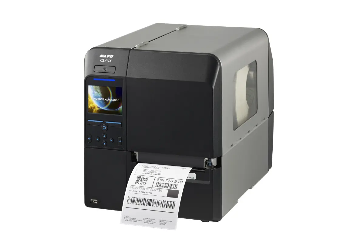 Sato CL4NX with label