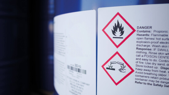 Hazardous substance labels