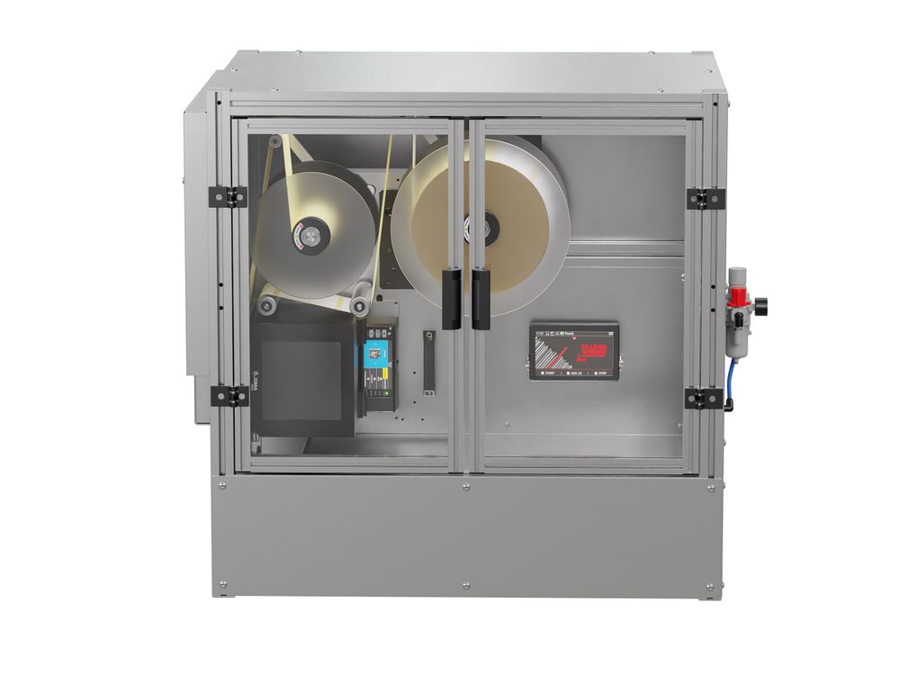 Etichettatrice per pallet AP 182 / AP 182 RT frontale chiusa