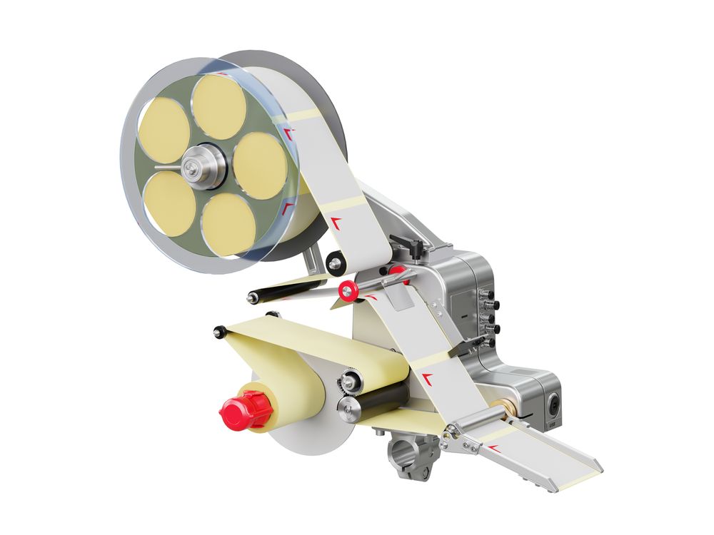 Erogatore di etichette Alpha Compact con etichette destra