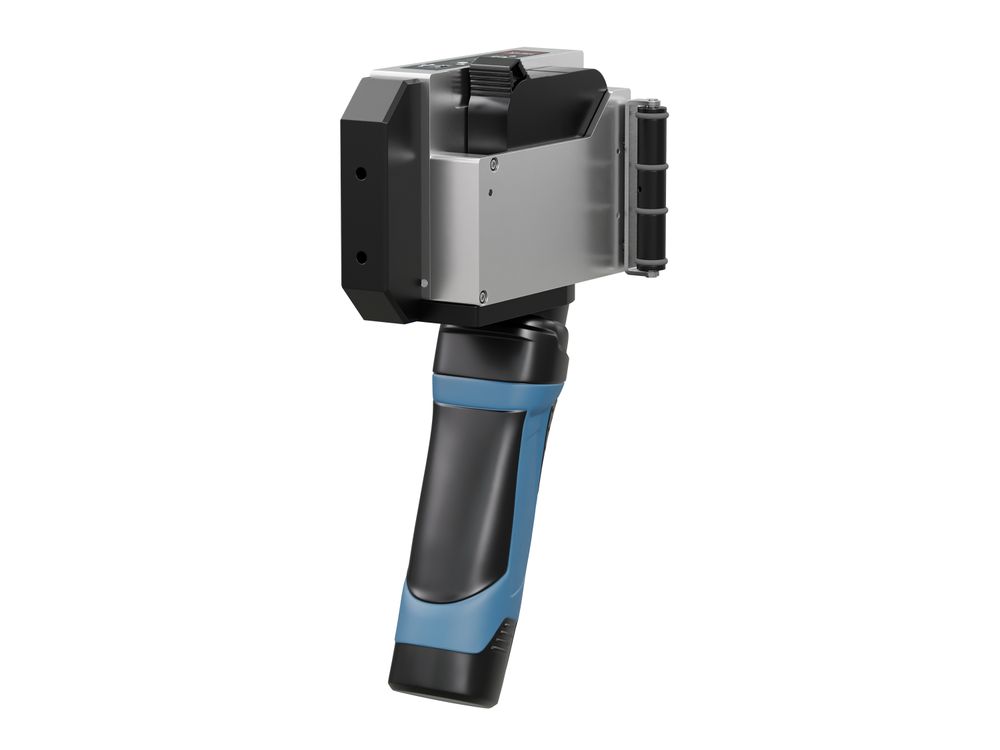 Stampante industriale a getto d’inchiostro Markoprint X1JET HandHold posteriore destra