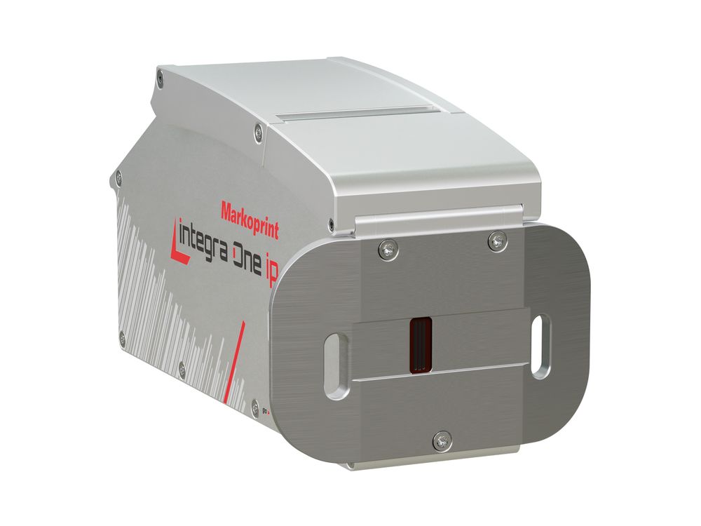 Stampante industriale a getto d’inchiostro Markoprint integra One ip LX lato frontale sinistra