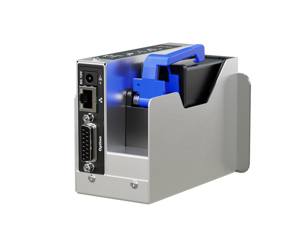 Stampante industriale a getto d’inchiostro Markoprint X1JET LX parte posteriore destra