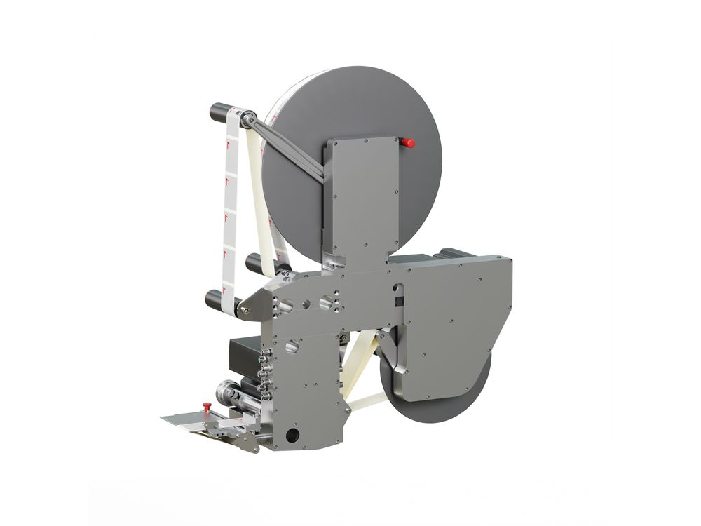 Erogatore di etichette Alpha HSM lato posteriore