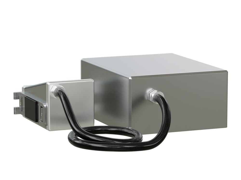 Stampante industriale a getto d’inchiostro Makoprint integra PP RAZR lato posteriore