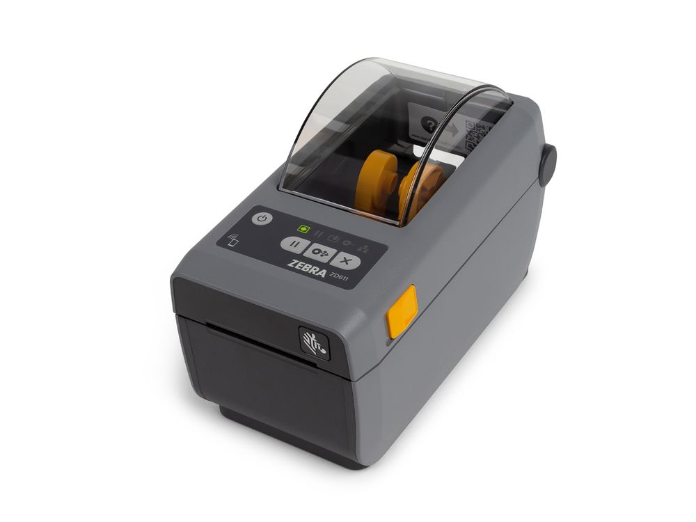 Zebra ZD611d Stampante per etichette anteriore sinistra