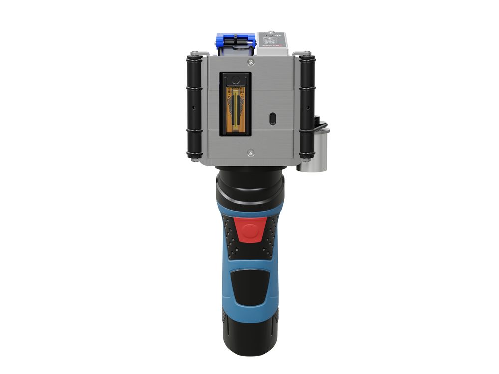 Stampante a getto d’inchiostro industriale Markoprint HandHold LX Ultra vista frontale