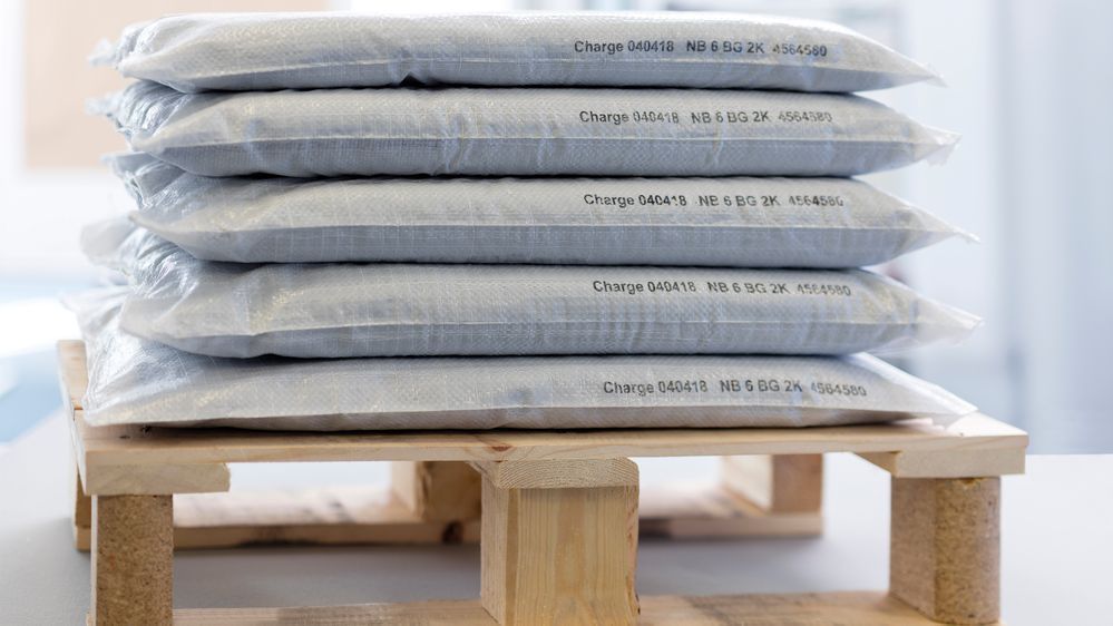 Sacco stampato con la stampante a getto d’inchiostro Markoprint X1JET XR