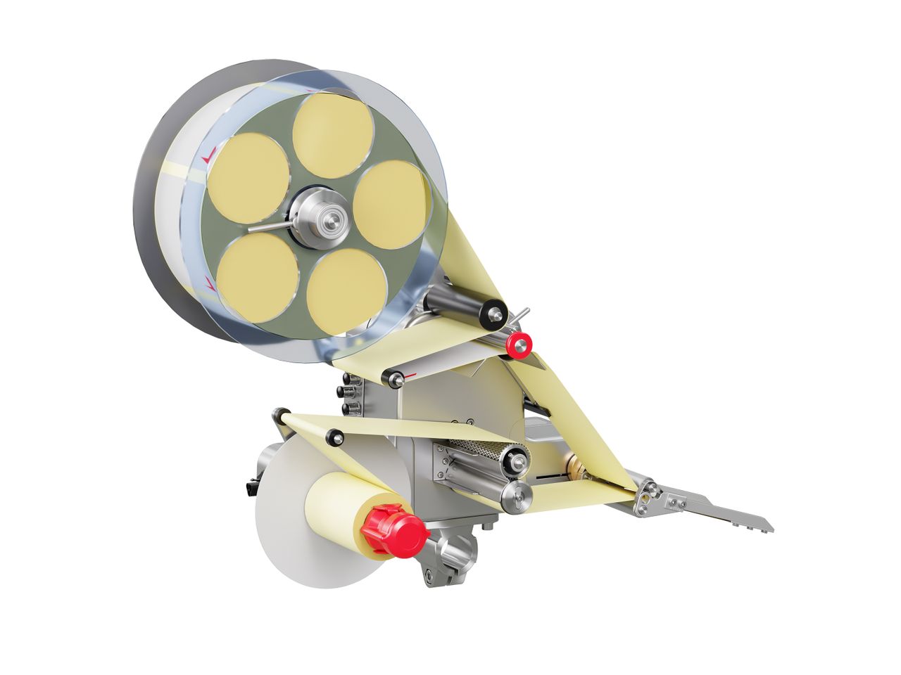 Erogatore di etichette Alpha Compact con etichette sinistra