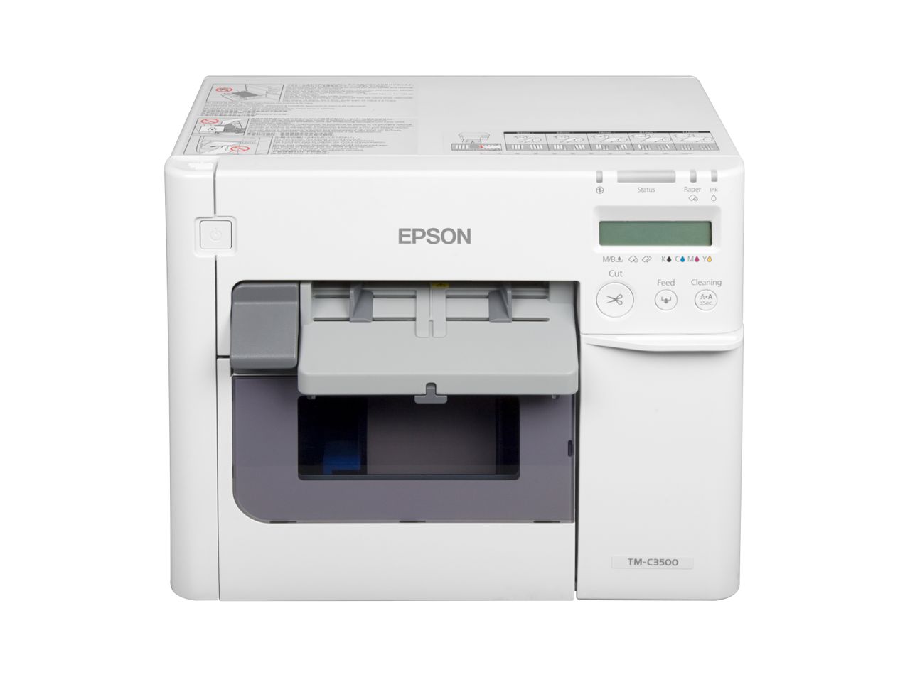 Stampante per etichette a colori Epson ColorWorks C3500 senza etichetta frontale