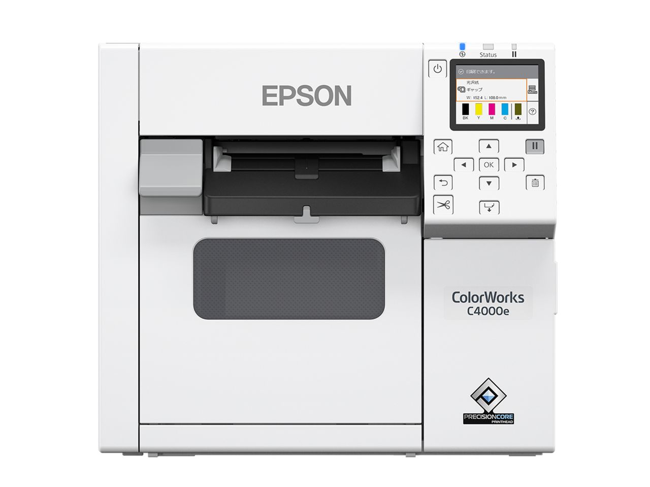 Stampante per etichette a colori Epson ColorWorks C4000e senza etichetta frontale