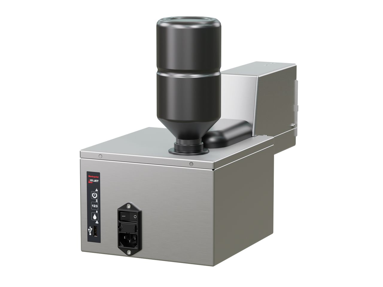 Stampante industriale a getto d’inchiostro Markoprint X1JET MX 50 posteriore destra