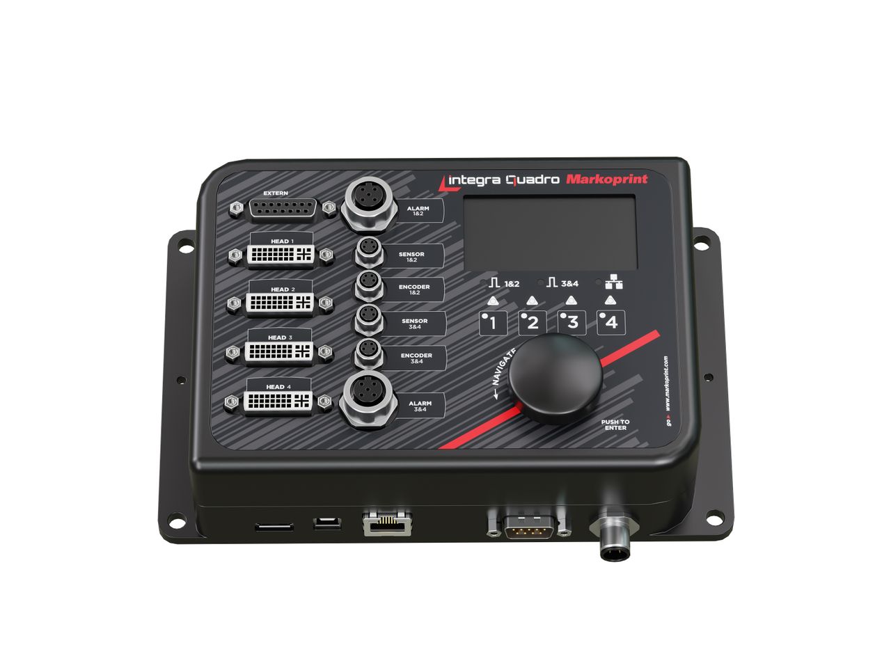 Stampante industriale a getto d’inchiostro Markoprint Quadro frontale