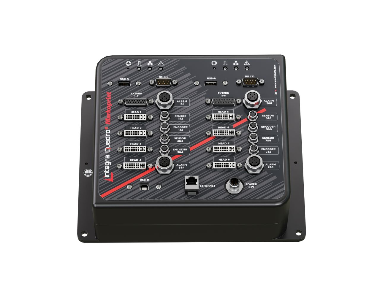 Stampante industriale a getto d’inchiostro Markoprint Quadro² frontale