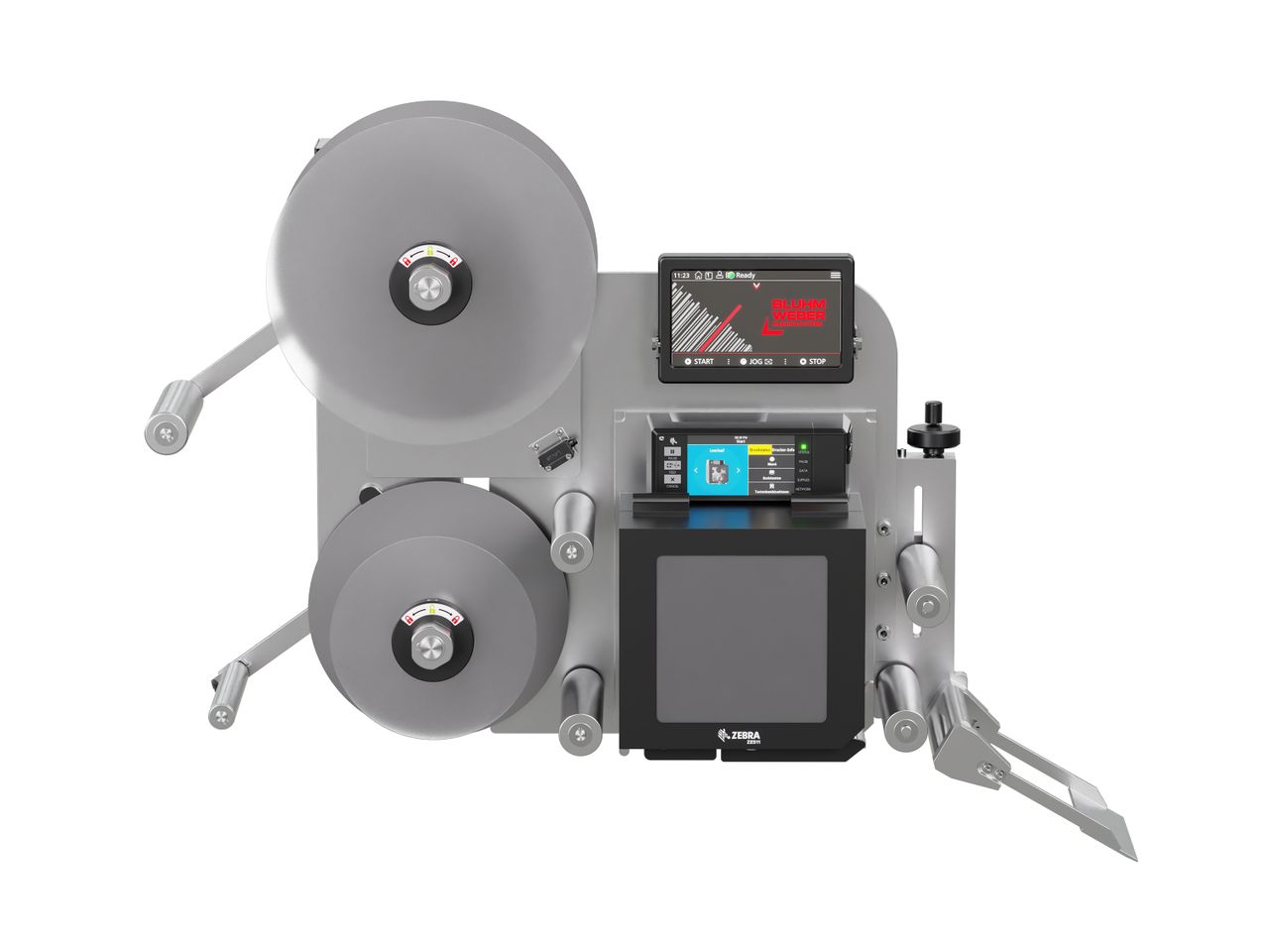 Erogatore di etichette con stampa Legi-E 4050WO senza etichette frontale