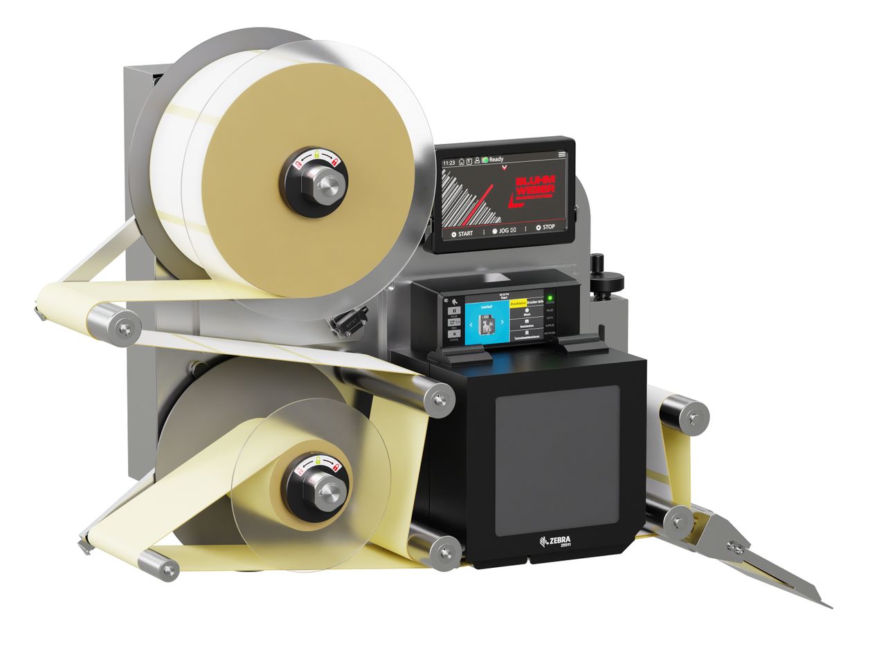 Erogatore di etichette con stampa Legi-E 4050WO con etichette sinistra