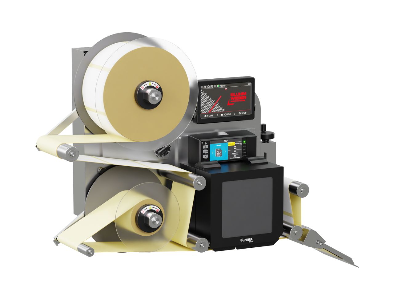 Erogatore di etichette con stampa Legi-E 4050WO con etichette sinistra