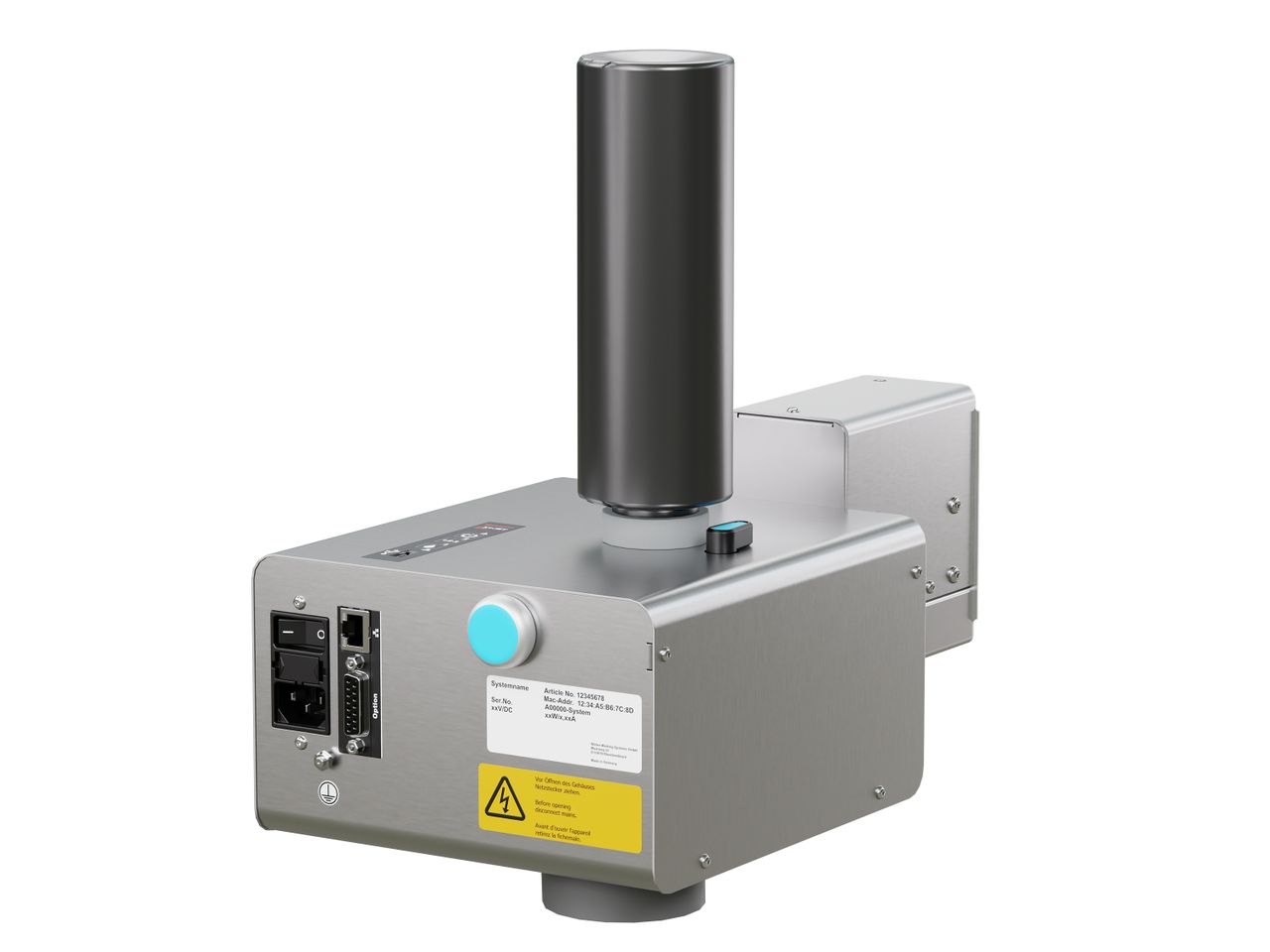 Stampante industriale a getto d’inchiostro Markoprint X1JET XR parte posteriore destra