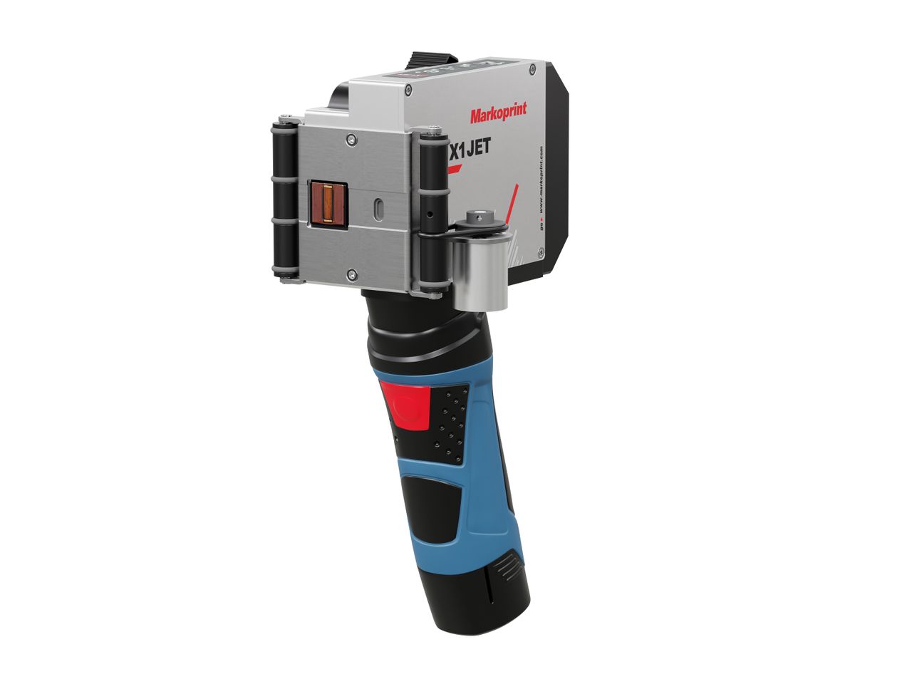 Stampante industriale a getto d’inchiostro Markoprint X1JET HandHold frontale destra