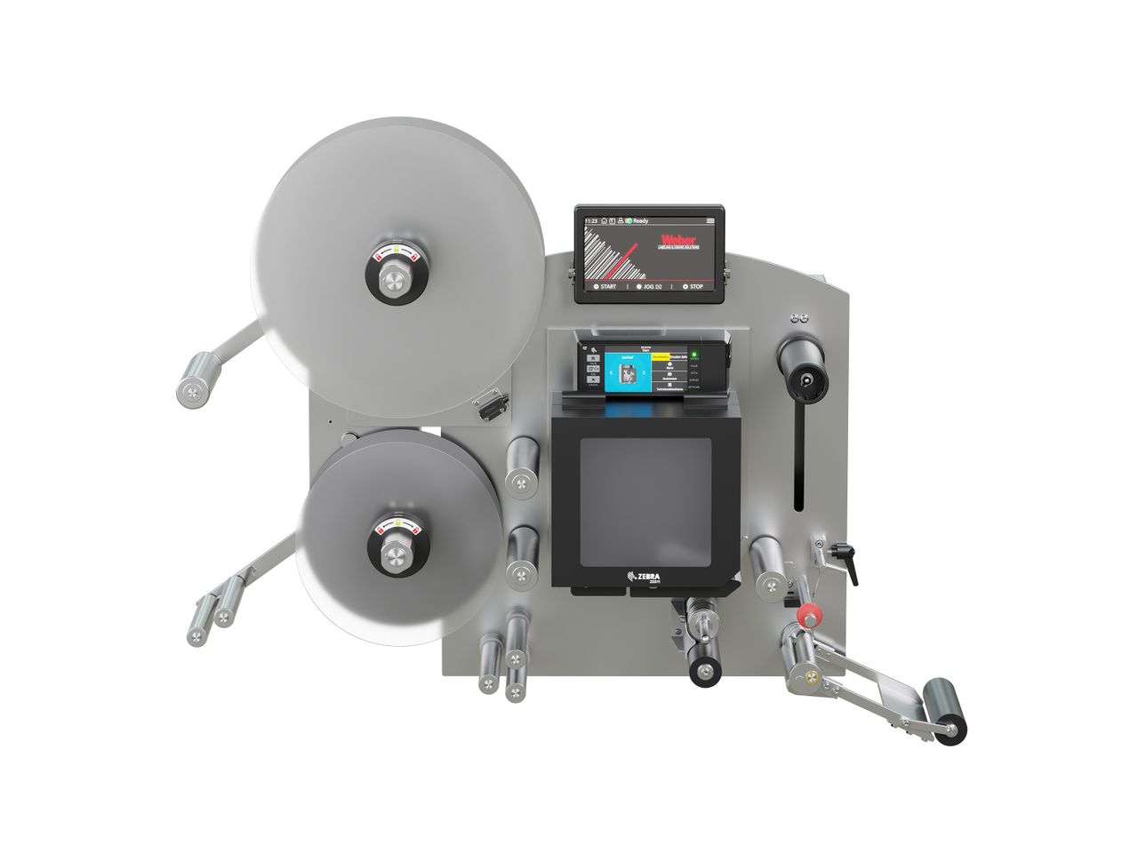 Erogatore di etichette con stampa Legi-E 4050AC senza etichette frontale