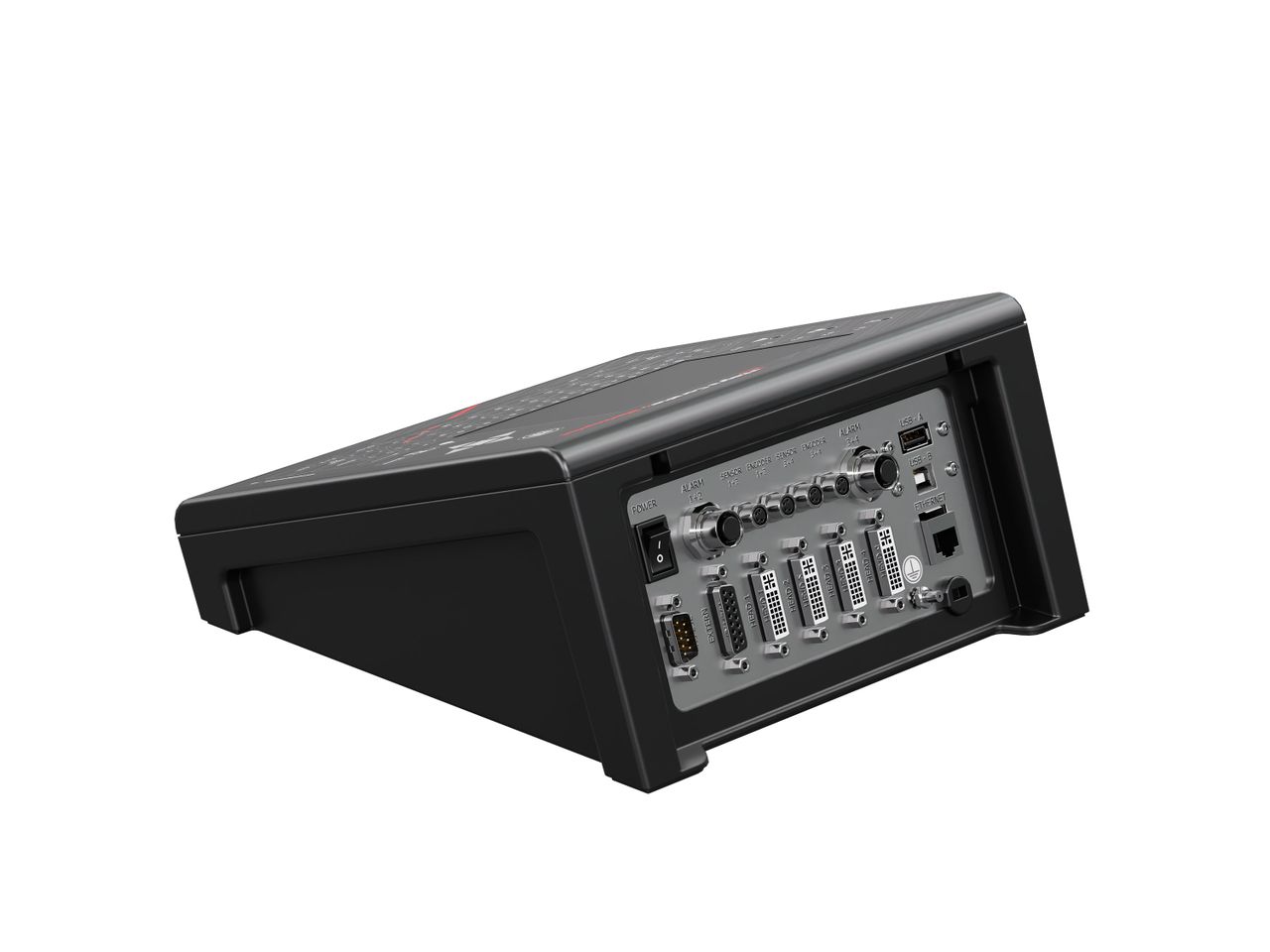 Stampante industriale a getto d’inchiostro Markoprint integra Coreflex posteriore sinistra