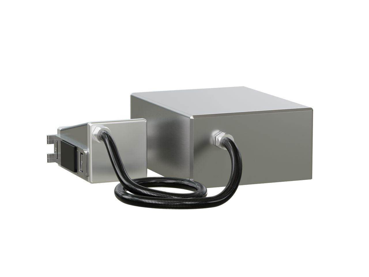 Stampante industriale a getto d’inchiostro Makoprint integra PP RAZR lato posteriore