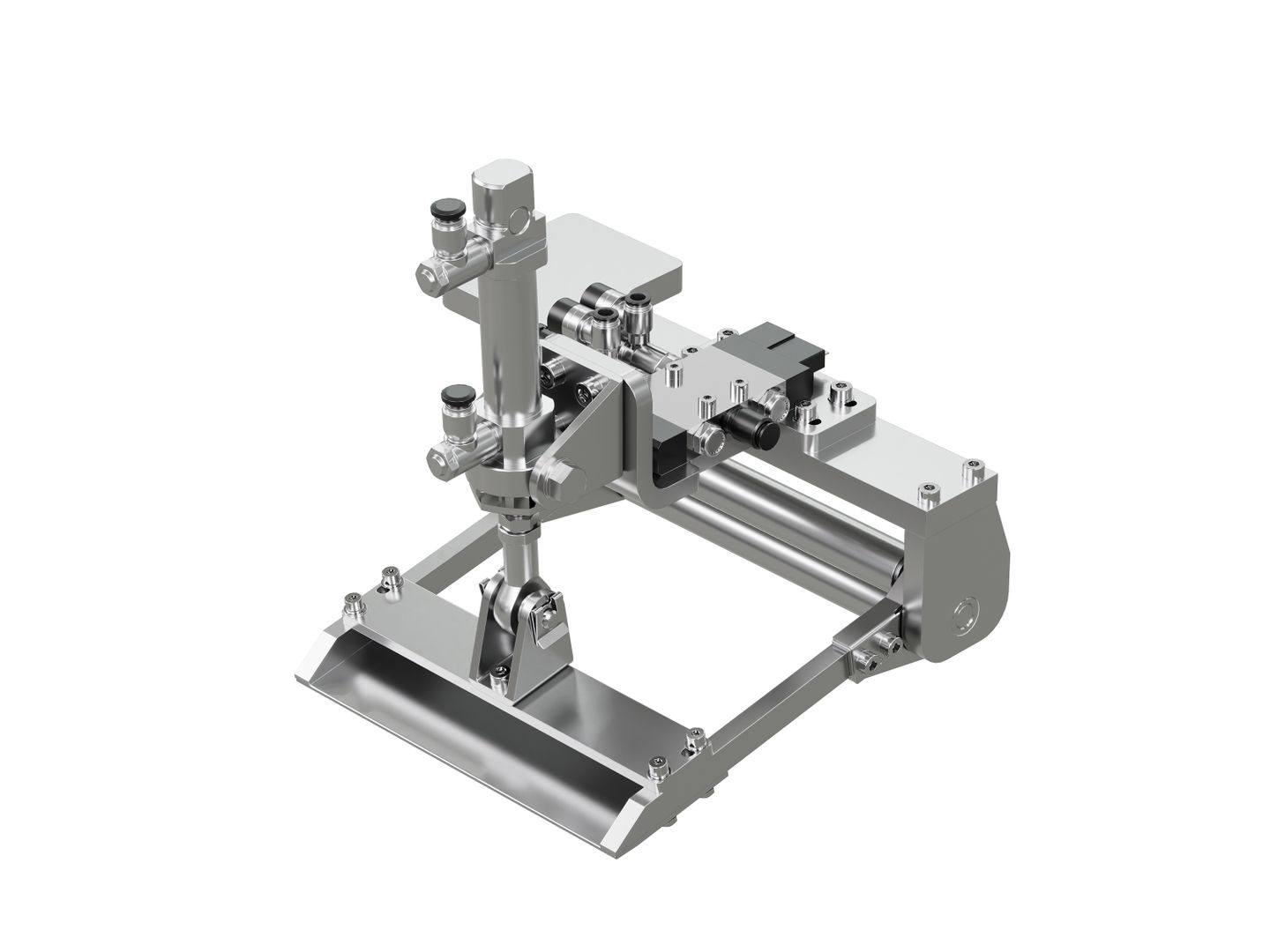 Lingua di distribuzione Wipe-on, pneumatica