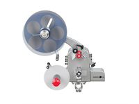 Erogatore di etichette Alpha Compact senza etichette frontale