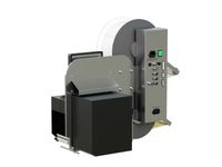 Erogatore di etichette con stampa Legi-Air 4050B-R con etichette posteriore