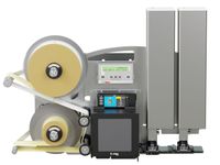 Erogatore di etichette con stampa Legi-Air 4050CWB con etichette frontale