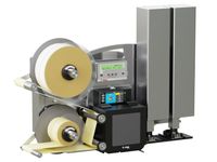 Erogatore di etichette con stampa Legi-Air 4050CWB con etichette da sinistra