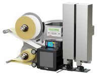 Erogatore di etichette con stampa Legi-Air 4050CWB con etichette destra