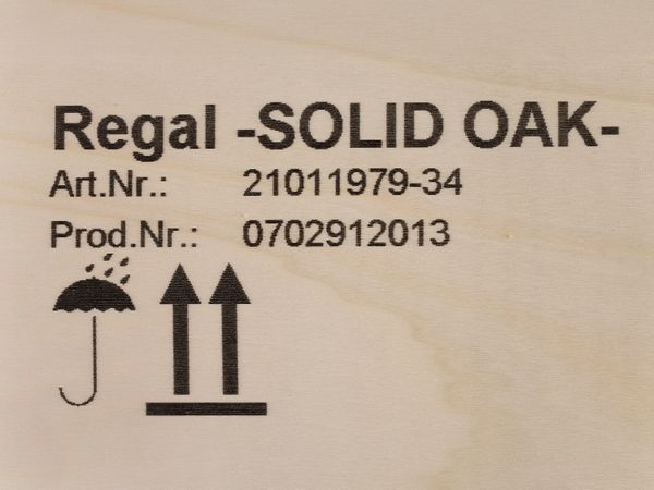 Mobile di legno marcato con stampante a getto d’inchiostro Markoprint integra PP 108