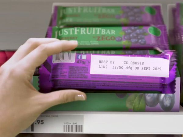 Stampa su imballaggi in pellicola con stampante a getto d’inchiostro Markoprint