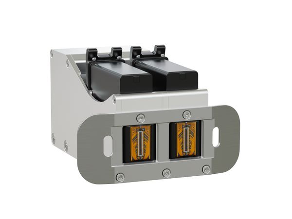 Stampante industriale a getto d’inchiostro Markoprint NonStop Printing frontale destra