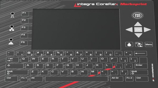 Il Markoprint integra Coreflex è dotato di un display touch robusto