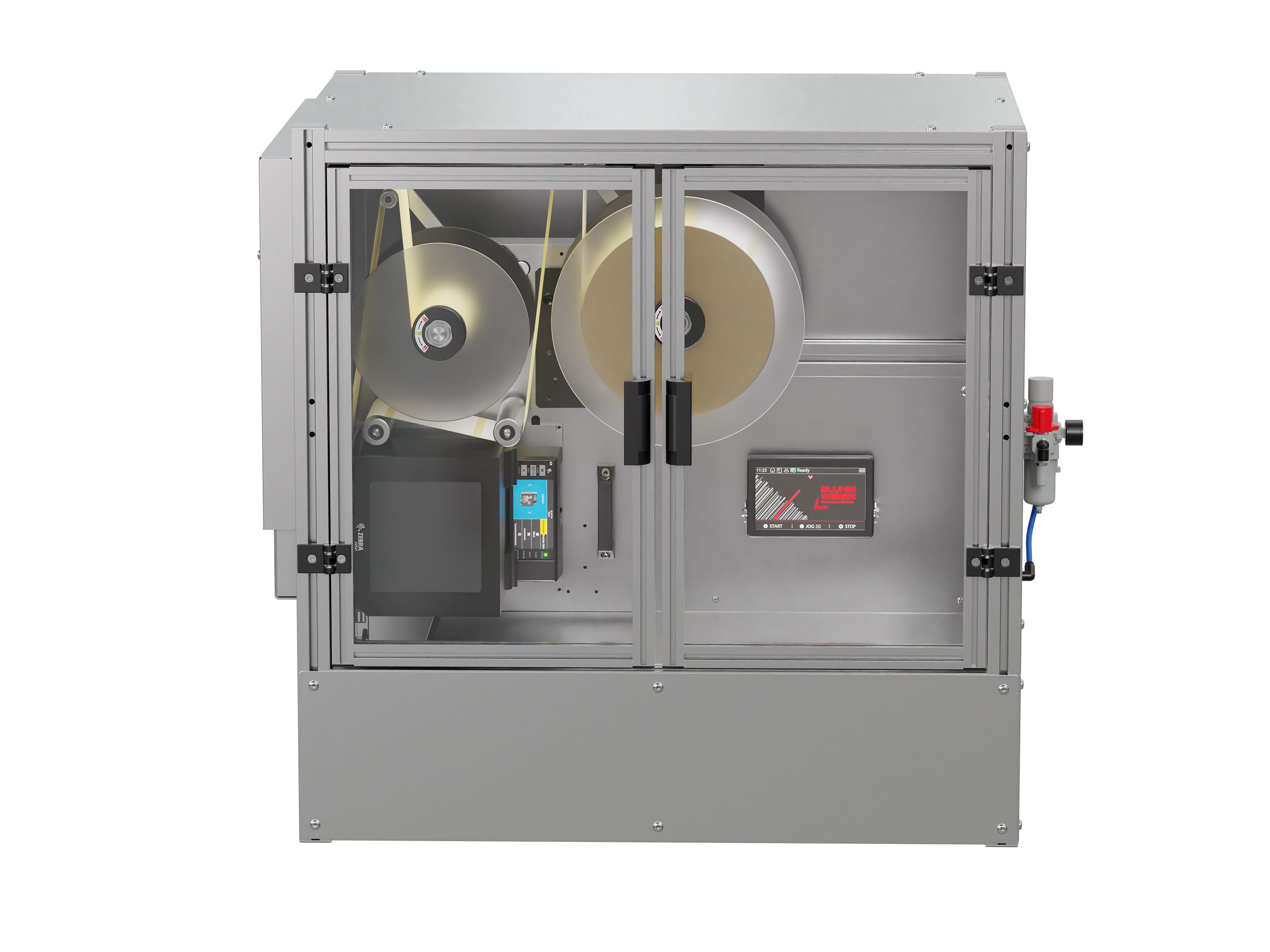 Etichettatrice per pallet AP 182 / AP 182 RT frontale chiusa