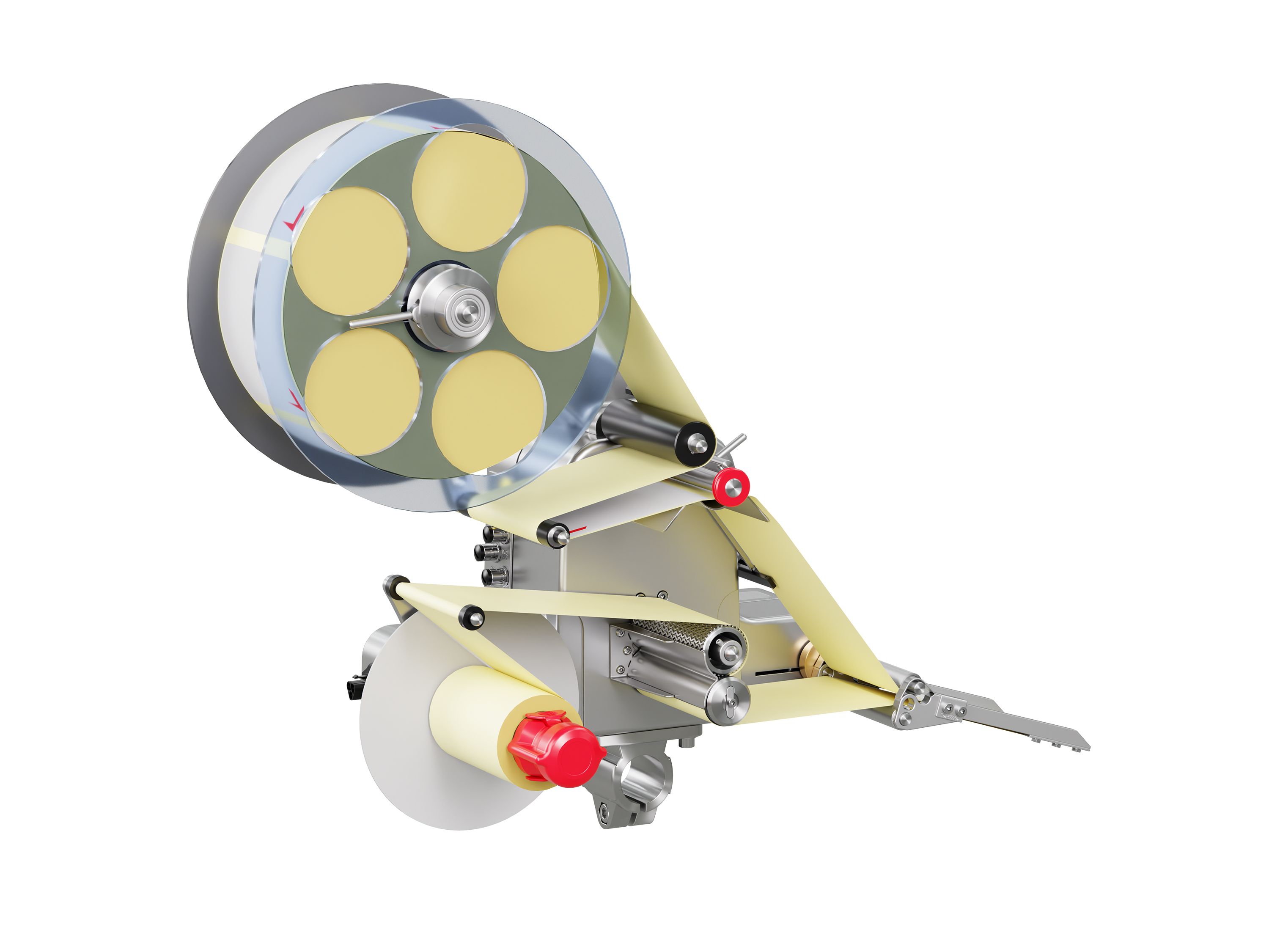 Erogatore di etichette Alpha Compact con etichette sinistra