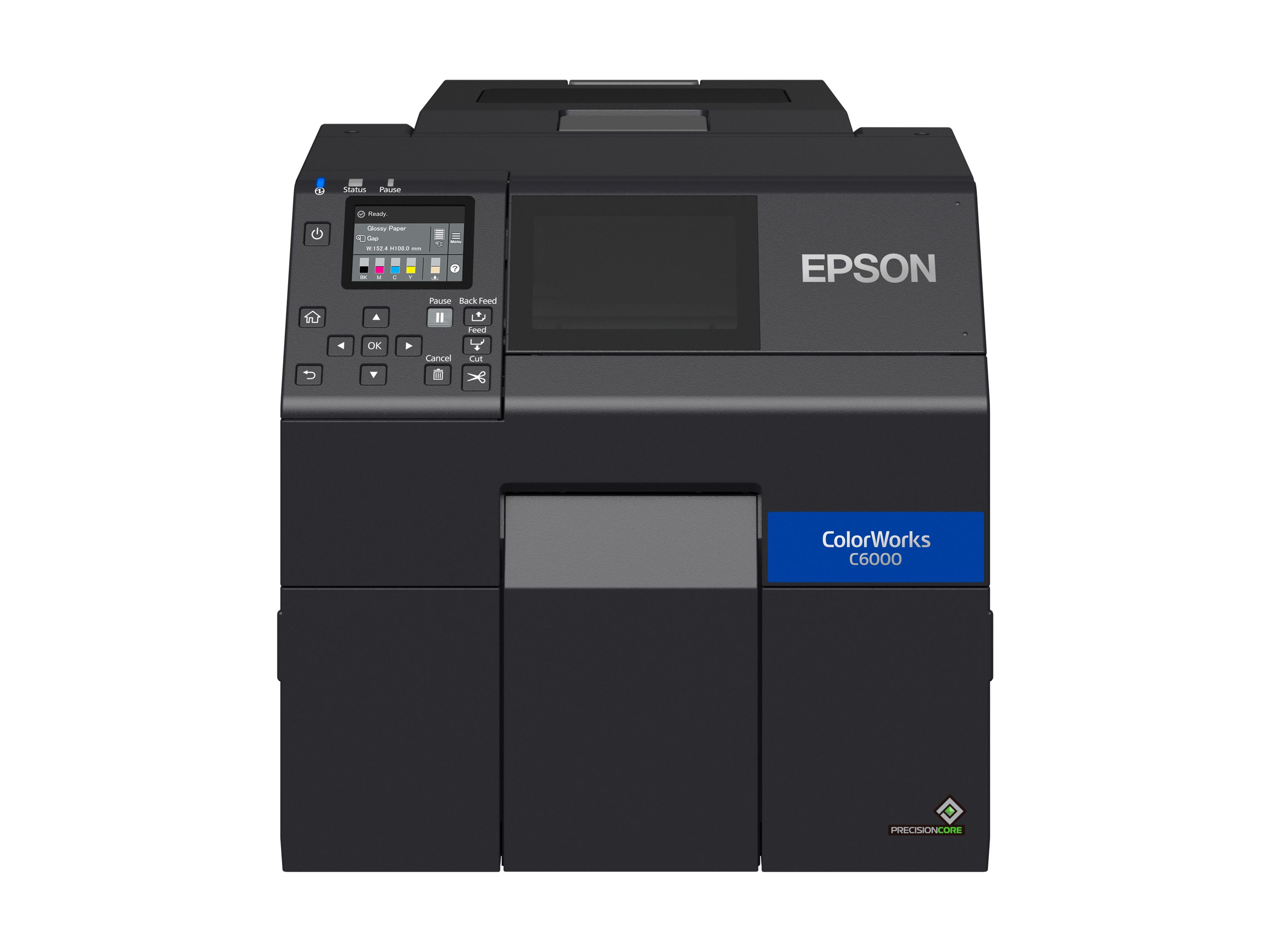 Stampante per etichette a colori Epson ColorWorks C6000ae senza etichetta frontale