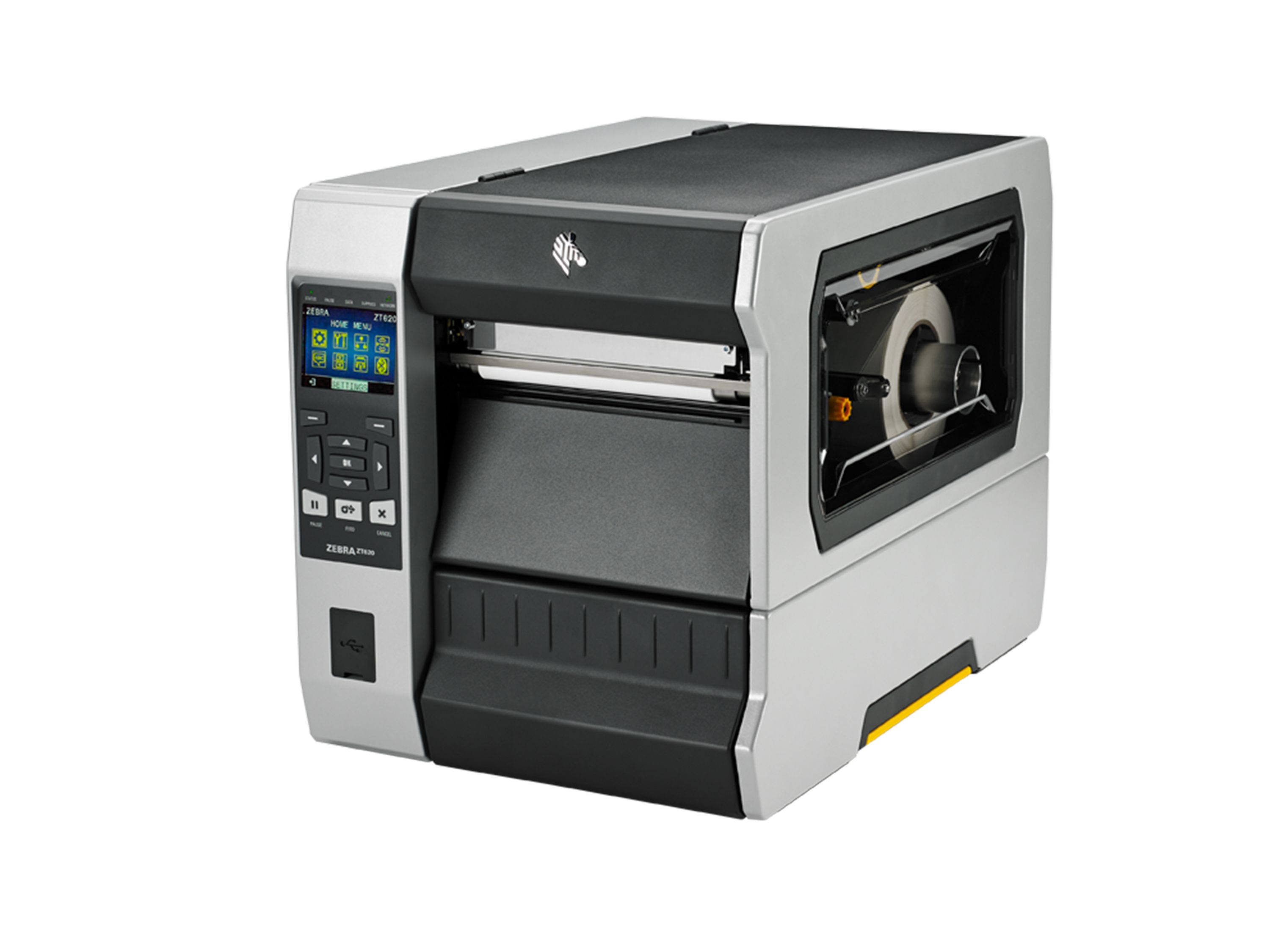 Zebra ZT620 Stampante per etichette anteriore sinistra