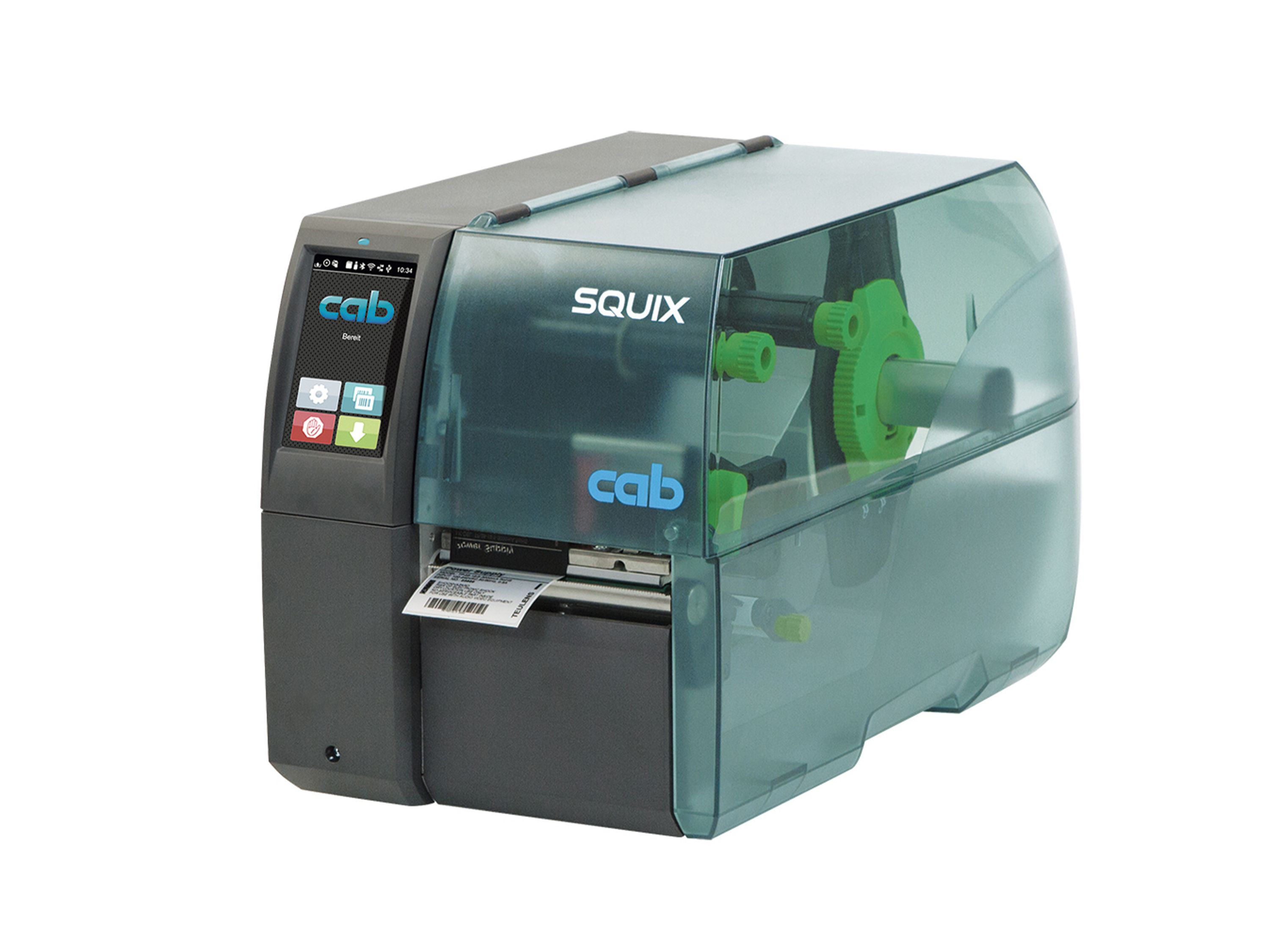 cab squix 4 Stampante per etichette anteriore sinistra