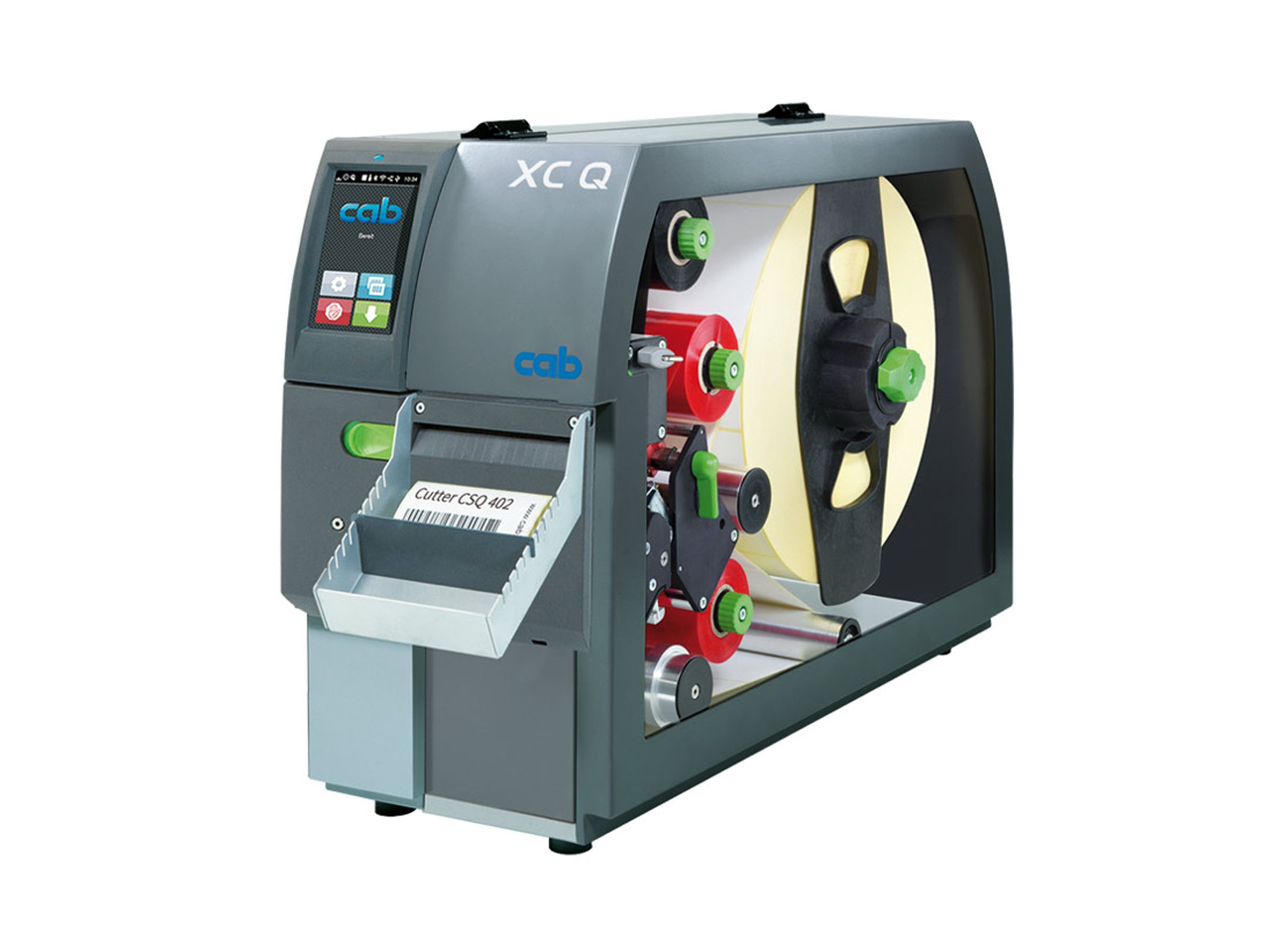 cab xc q4 Stampante per etichette anteriore sinistra con taglierina