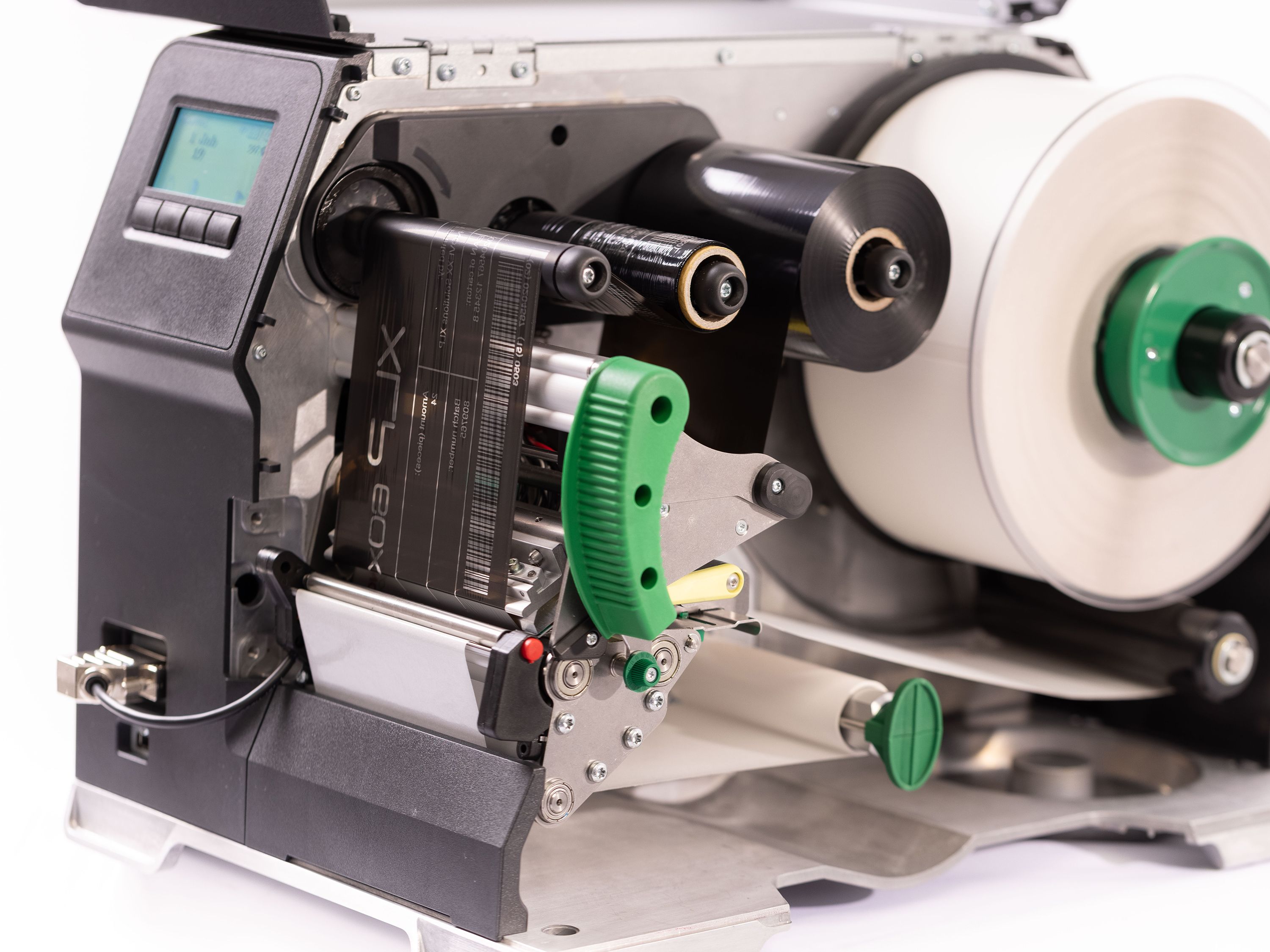 Stampante per etichette Novexx xlp 60x vano interno aperto