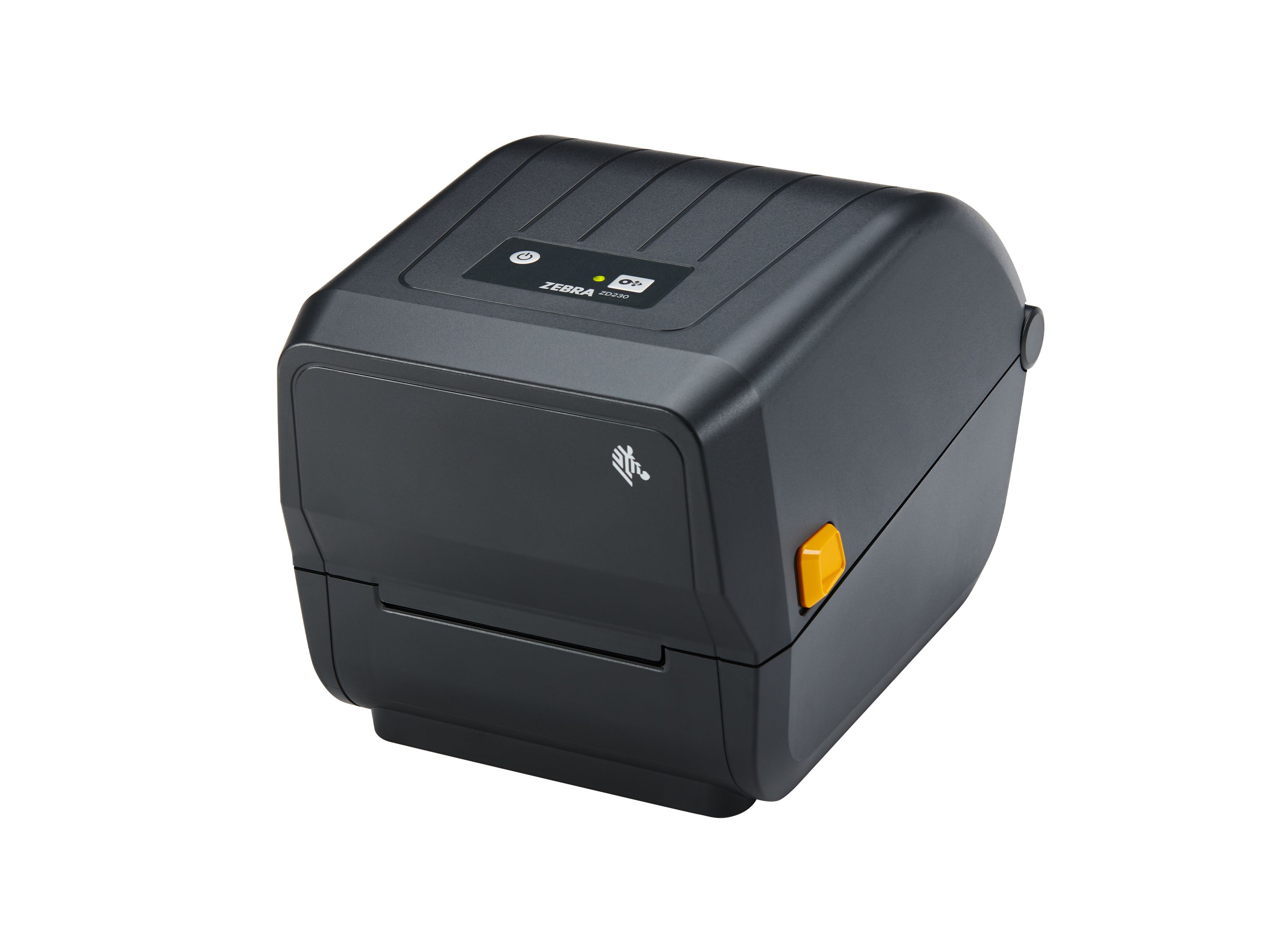 Zebra ZD230t Stampante per etichette desktop anteriore sinistra