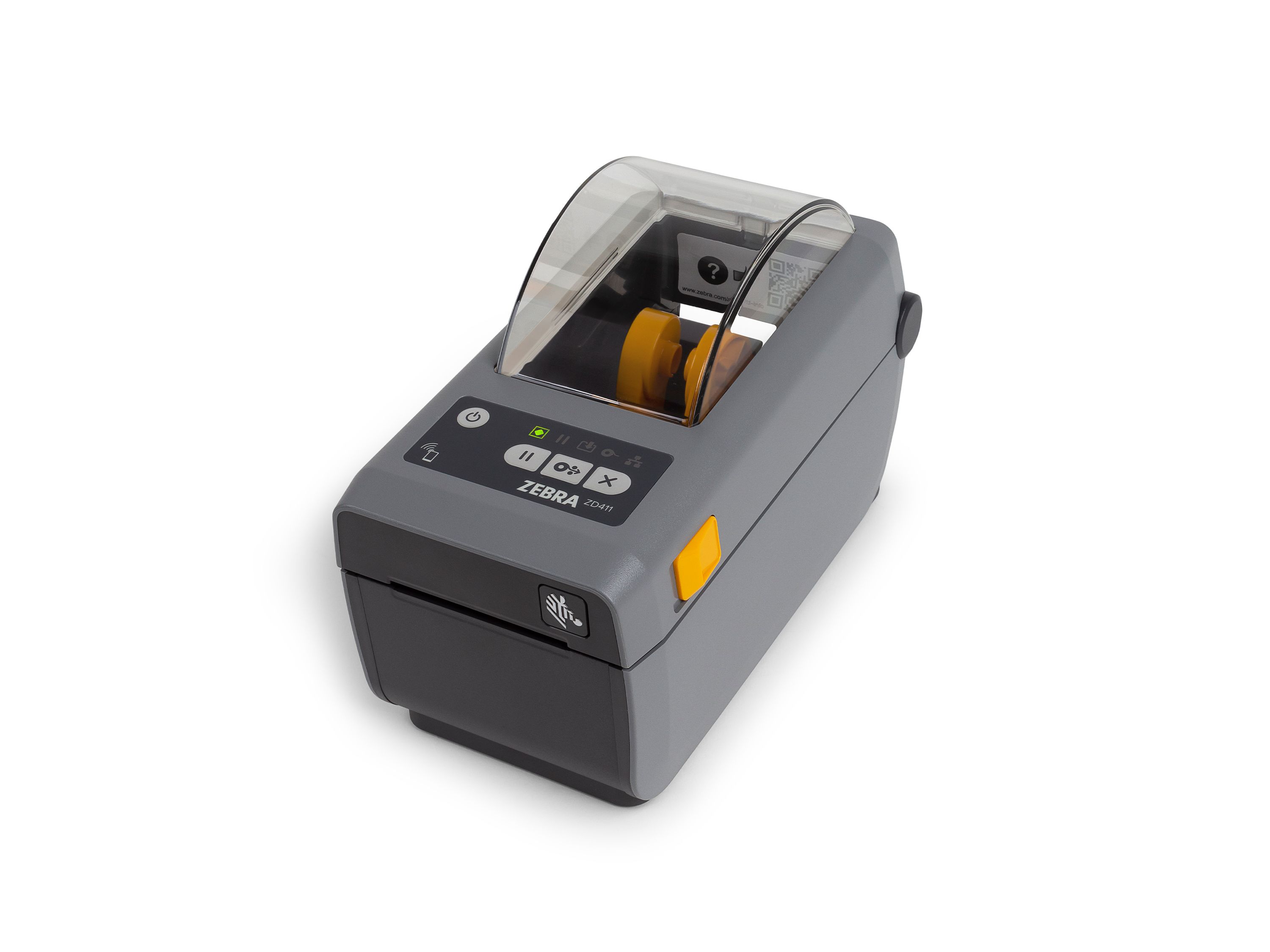 Zebra ZD411d Stampante per etichette anteriore sinistra