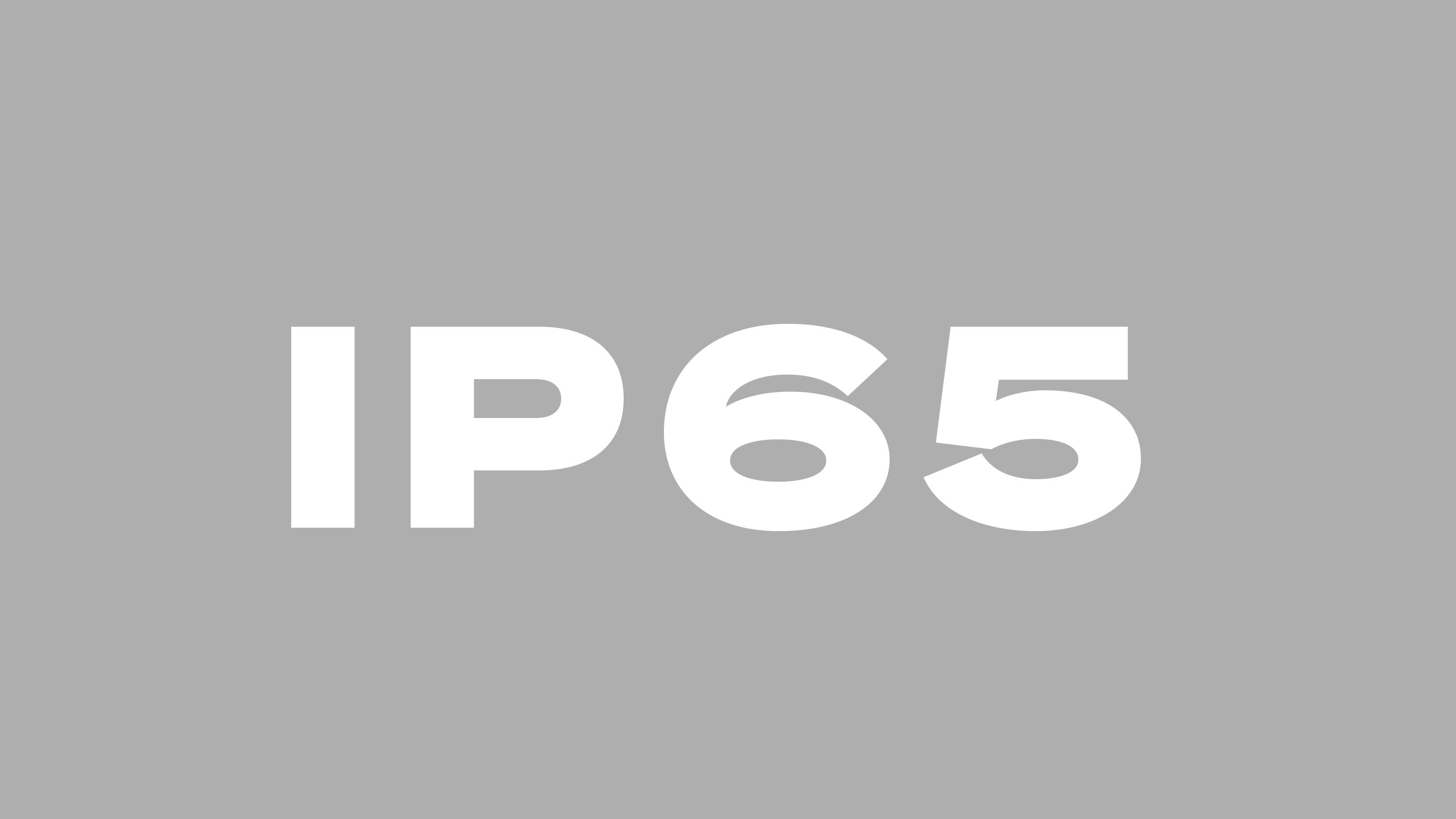 Grado di protezione IP65