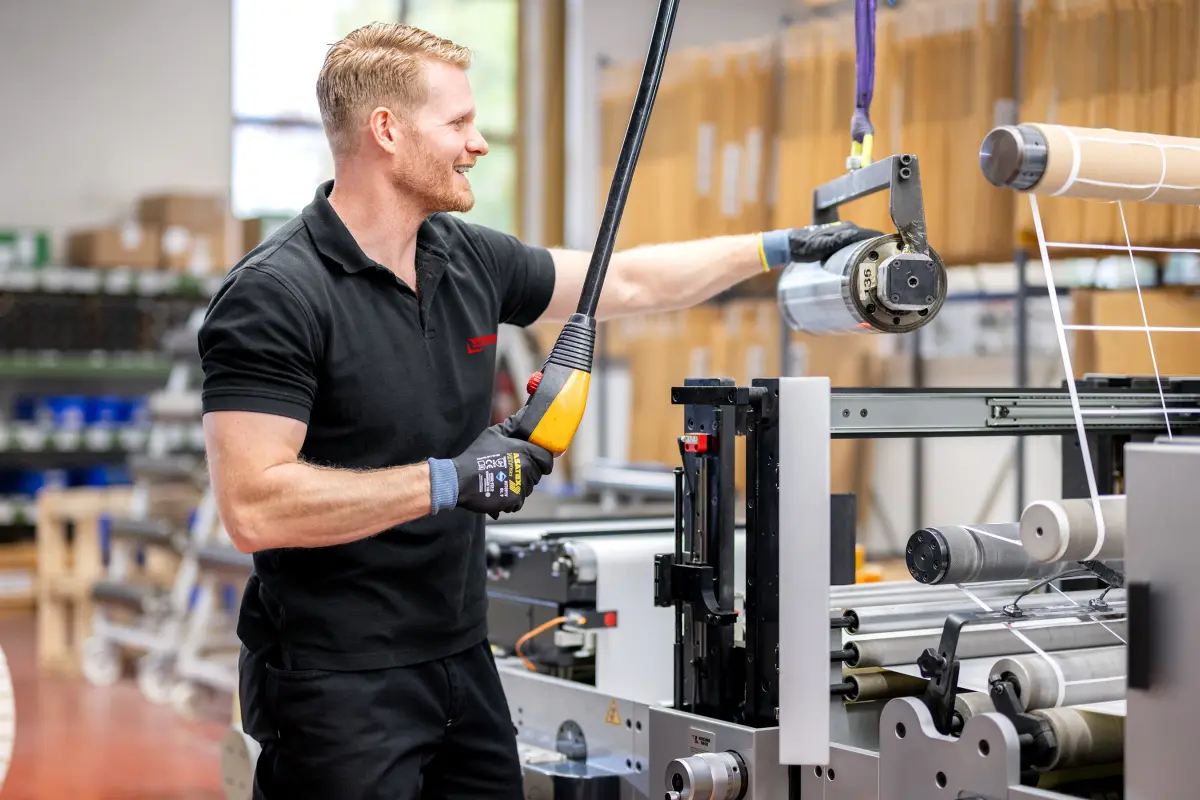 Label production at Weber Marking Systems